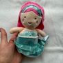 Little Town Timeless Toys Pink/Green Mermaid Plush Used Please look at the pictures Image 9