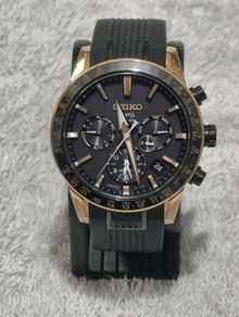 Seiko Astron SBXC006 / SSH006J1 5X53 Dual-Time GPS Solar Rose Gold Titanium