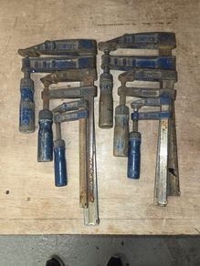 Metal F clamps