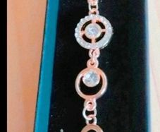 Rosegold bracelet with dimantes new