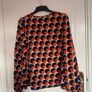 Orange and navy top Image 4