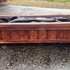 Wooden planter