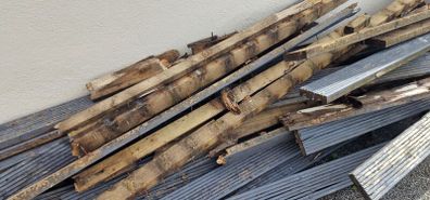 free timber, old decking , good for burning