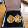 Vintage Gold and Black Tone Earrings Image 3