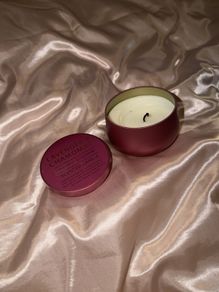 Lavender and chamomile candle