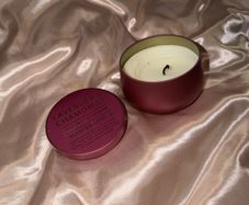 Lavender and chamomile candle