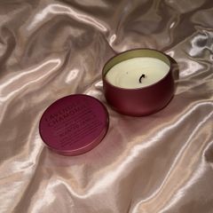 Lavender and chamomile candle