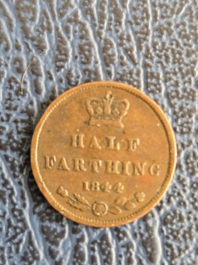 Victoria 1844 halfFarthing