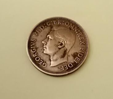 1951 George VI UK Half Penny