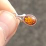 Sterling Silver Amber Pendant set Image 4