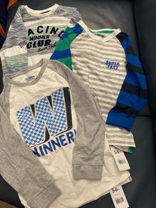 boys clothes long sleeve tops 5-6 y BNWT