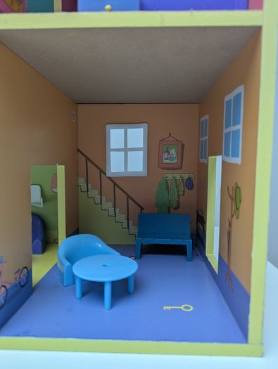 Large Peppa Pig Wooden Playhouse Set with Figures & Accessories
