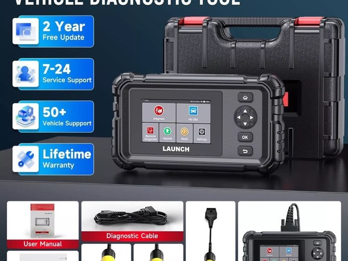 New New Launch Crp129 Hd 24v for machinery,trucks Heavy Duty Scanner