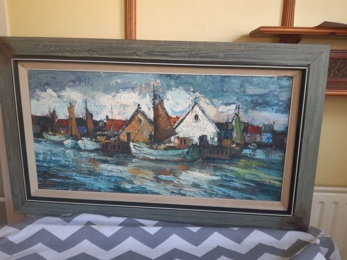 NO 8 --Oil Painting Signed