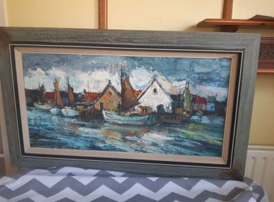 NO 8 --Oil Painting Signed