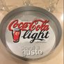Coca Cola Light Twist Glasses and tray Image 6