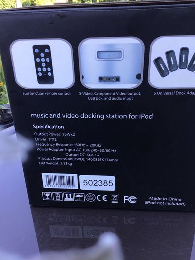 I Want It iW500 docking speaker