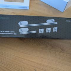 Towel Holder Bathroom Fitting (5 pieces) - Stick On