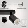 Matte Black 4 Light LED Ceiling Spotlight (Free Delivery) Image 5