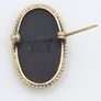 925 vintage sterling silver gold plated Wedgwood brooch Image 3