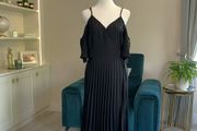 Ladies Black Cold Shoulder Wrap Dress from Boohoo