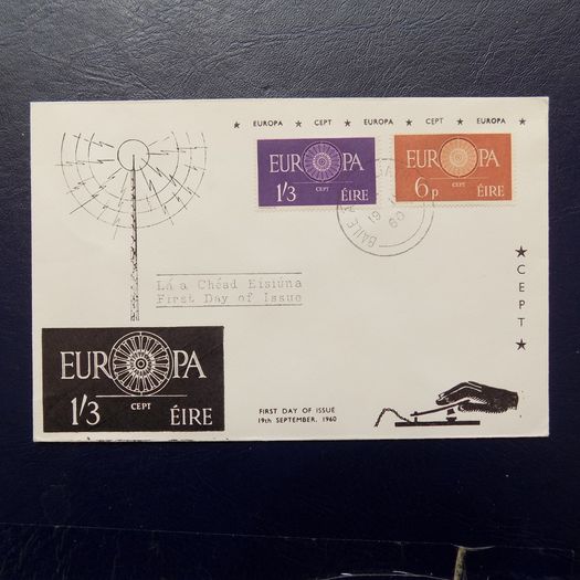 Ireland 1960.Europa Stamp First Day Cover.FDC.Very Fine Condition.