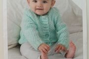 Knitting Pattern - Baby Cardigans 16"-22" chest