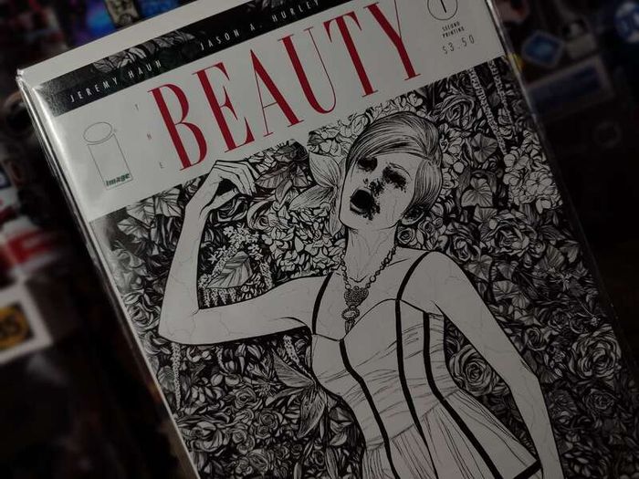 The Beauty ! First Issue ! Second Printing ! Black and White Cover Variant ! 2015 ! by Image Comics !