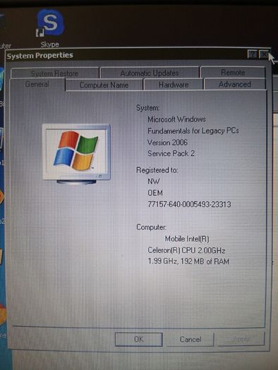 HP Pavilion ze4400 Retro XP Laptop Working