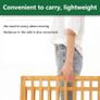3 Tier Bamboo Shoe Rack,Portable Folding Shoe Storage Rack,Without Installation Small Shoe Rack Perfect for Corridors, Bedrooms and Small Spaces (3 Tier) Image 3