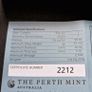 The Perth Mint Australian Emu 2025 1oz Silver Coloured Coin with Coa In Original Case and Box Image 7