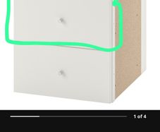 1 x Kallax drawer