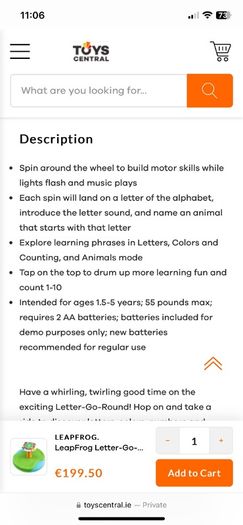 LeapFrog Letter-Go-Round
