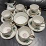 Vintage Lily of The Valley Teacups and Saucers Set Image 5