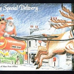 1998 Isle of Man Christmas 1998: "A very Special Delivery" Commemorative Stamps Presentation Pack