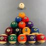 Aramith Tournament American Pool ball set 57.2mm (2 1/4") with Duramith technology Image 2