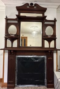 Vintage Mantle and Mirror top