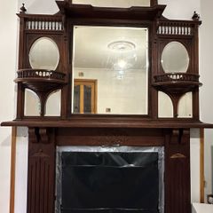 Vintage Mantle and Mirror top