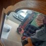 Solid Oak framed mirror Image 3