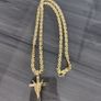 18k gold chain byzantine rare design Image 4