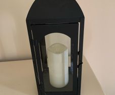 Lantern with battery candle included