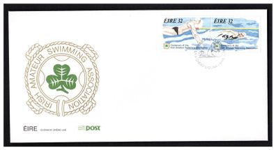 1993 Ireland Centenary of The Irish Amateur Swimming Associations Commemorative Stamps An Post First Day Cover (FDC)