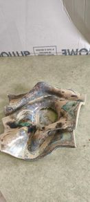 Ceramic ripple pod tea light candle holder by Amanda Murphy  made in Waterford Ireland. The ripple pod is individually hand made so no two pieces are ever the same
