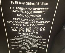 ladies full length wetsuit