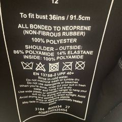 ladies full length wetsuit