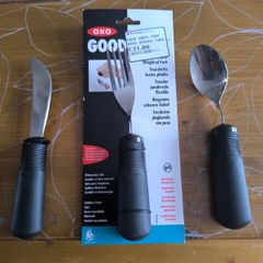 Good Grips weighted cutlery with flexible construction