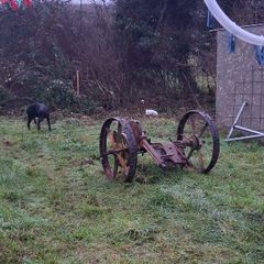 Vintage Horse Drawn Mower Frame