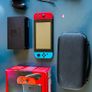 Nintendo Switch Console (Neon Red/Blue) Boxed + 2 Games + Case & Memory Card Image 4