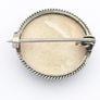 Vintage Delft 835 Silver & Hand Painted Ceramic Brooch Image 4