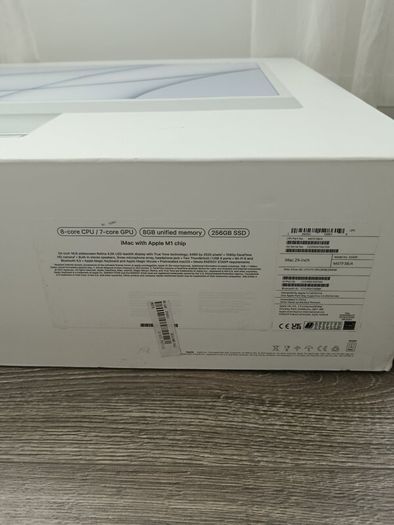 Apple iMac 24-inch with M1 Chip - 8GB RAM / 256GB SSD - Silver